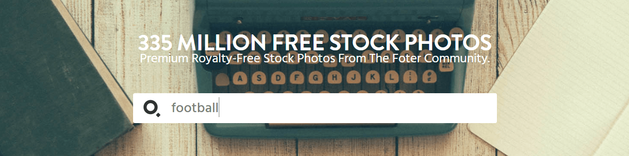 A Foter ingyenes stock fotó oldal 335 millió ingyenes képet adhat.