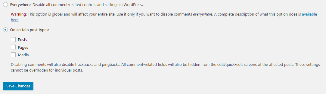 A Comment Disabler kiválóan megakadályozhatja a spamet.